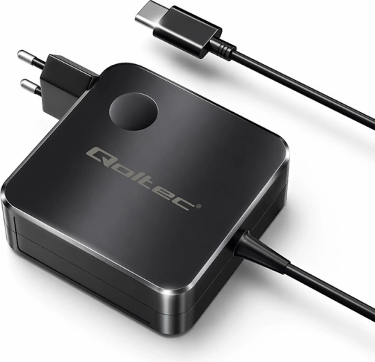 Qoltec GaN 65 W USB‑C PD hálózati töltő PPS-sel