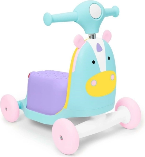 Skip Hop Zoo 3 az 1-ben futóbicikli és roller – unikornis
