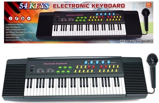 Gyerek orgona (keyboard) mikrofonnal 50 cm – 1 db