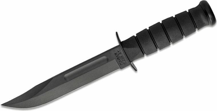 Ka-Bar Full Size Black – kültéri kés 18 cm-es pengével Kydex tokban
