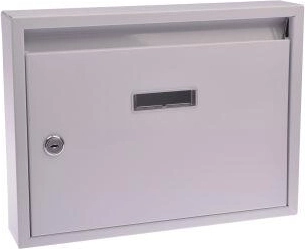 Panelházi postaláda 320 × 240 × 60 mm fehér, furatok nélkül