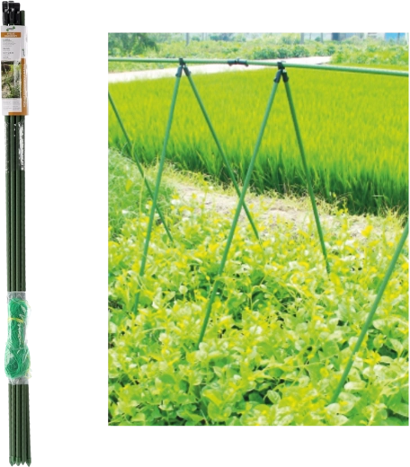 Kerti keret futórácscsal 1,5 m, 16 mm átmérőjű rudak, zöld