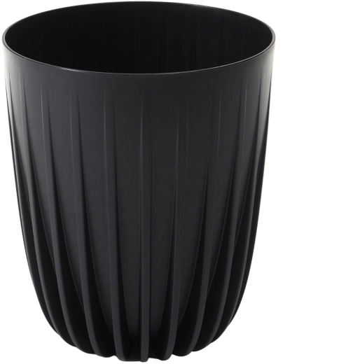 Mira Eco Recycled virágcserép 39 cm fekete