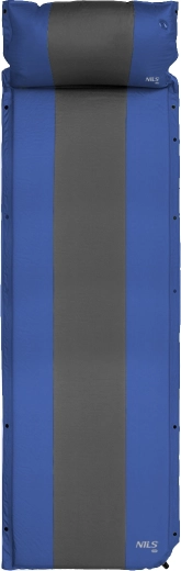Önfelfújó derékalj integrált párnával NILS Camp, kék