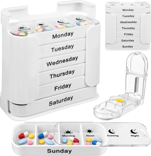 Isomedix heti gyógyszeradagoló 28 rekesszel
