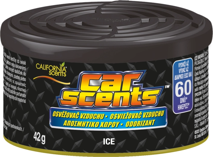 California Scents Ice – autóillatosító konzervdobozban