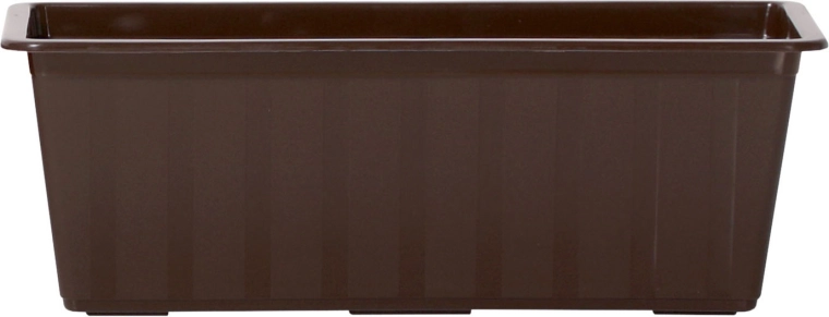 Műanyag balkonláda 70 cm, barna