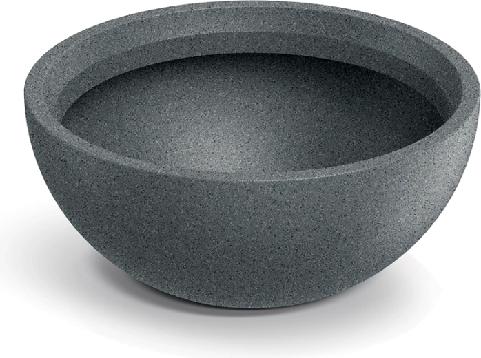 Molio Bowl virágcserép, 38 cm, gránitszürke