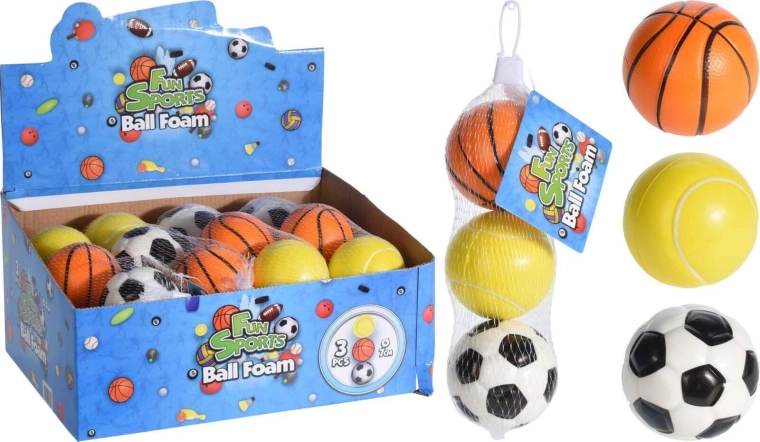 Habszivacs labdák 7 cm – 3 darabos szett