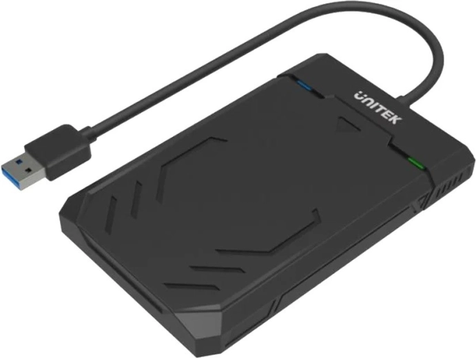 Unitek külső USB 3.0 alumínium ház 2,5" HDD/SSD SATA-hoz UASP támogatással