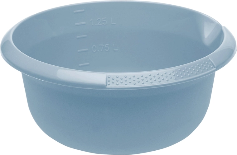 Kerek tál kiöntővel Nordic Blue 20 cm 1,5 l