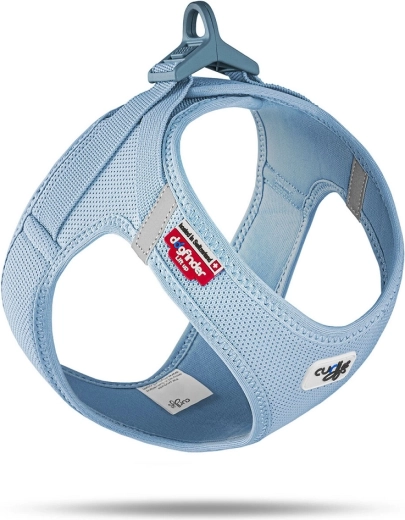 Curli Air-Mesh kutyahám csattal, skyblue 2XS (2–4 kg)