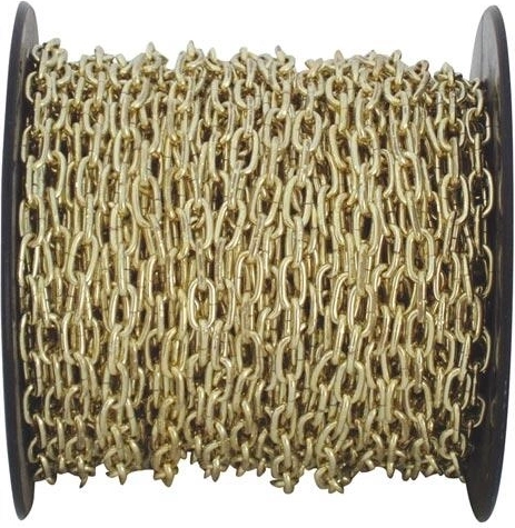 U500/1 sárgaréz bevonatú lánc 25 m