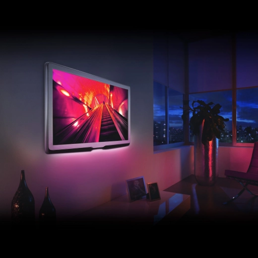 Vágható RGB LED-szalag televízió mögé
