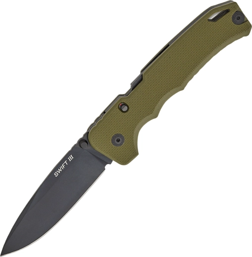 Cold Steel Swift III zárható zsebkés asszisztált nyitással 10,2 cm, G10 zöld