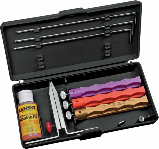 Lansky 3 Stone Standard Diamond – gyémánt fenőkő készlet