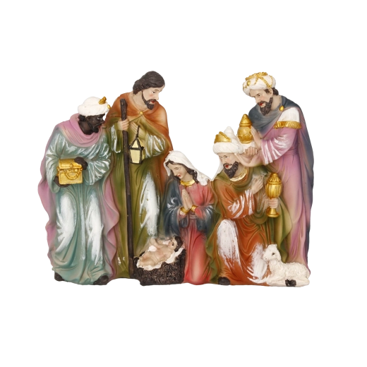 Betlehemi figura – Jézus születése a három királlyal 25,7 × 4,5 × 20 cm