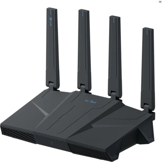 GL.iNet kétsávos Wi‑Fi 7 router GL-BE6500