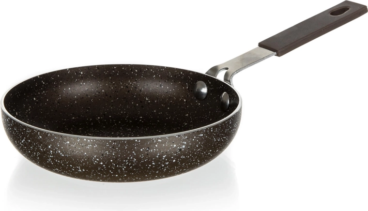 Mini serpenyő tapadásmentes Granite Brown felülettel, 14 cm