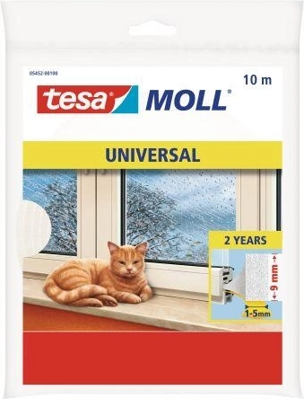 Ablakszigetelés habból, 9 × 6 mm, fehér, 10 m