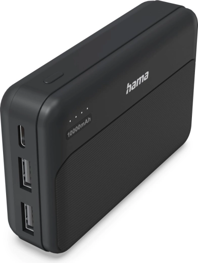 Hama Power Pack Pocket 10 powerbank 10 000 mAh antracit (2× USB-A)