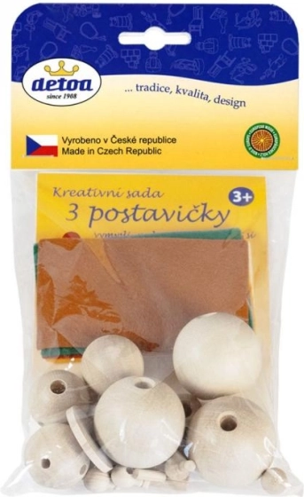 Detoa kreatív készlet – fa figurák alkotáshoz