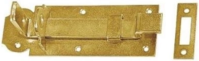Zár nyitható-biztonsági, Z típus 120 × 45 × 5 mm, galvanikusan sárga horganyzott