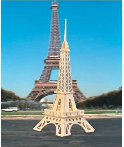 Woodcraft fa 3D puzzle Eiffel-torony