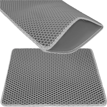PURLOV macskaalom alátét 60 × 45 cm, szürke