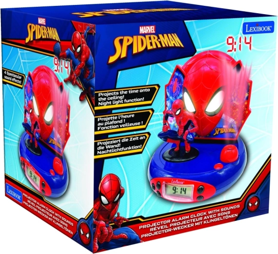 3D ébresztőóra projektorral SPIDER-MAN