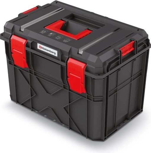 Moduláris szerszámos koffer X-BLOCK TECH, 546 × 380 × 407 mm, fekete