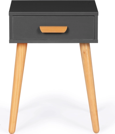 ModernHome éjjeliszekrény vagy dohányzóasztal, szürke