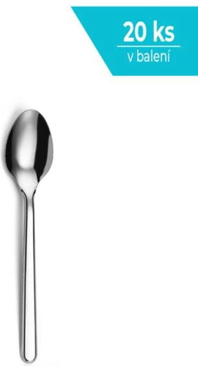 Rozsdamentes acél teáskanalak, 20 db