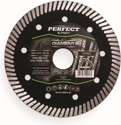 125 mm-es Turbo gyémánttárcsa STALCO