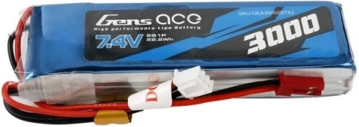 Gens Ace LiPo 3000mAh 7,4V akkumulátor RC modellekhez