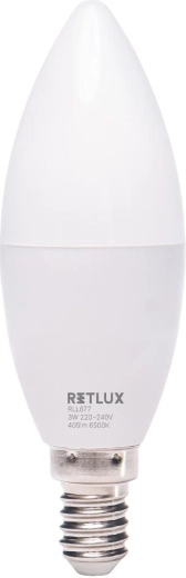 Retlux LED gyertyaizzó E14 3 W, nappali fehér