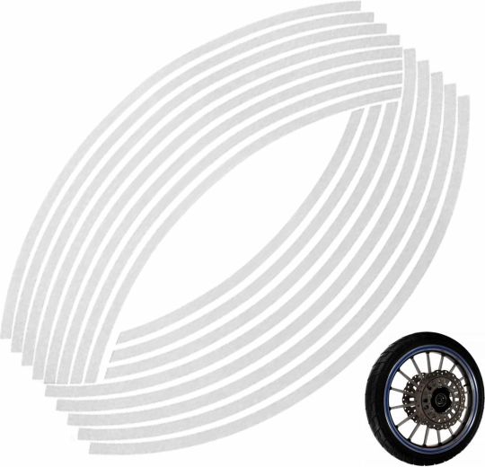 Ag555e reflexiós kerékmatricák ezüst