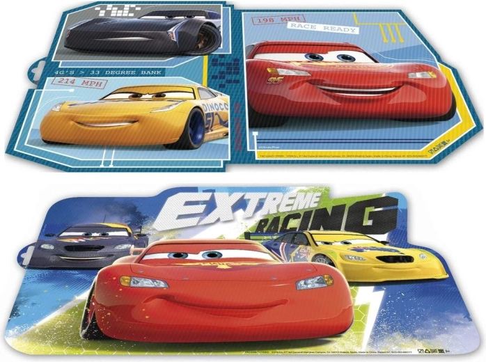 Műanyag reggeliző alátét CARS 43 × 29 cm