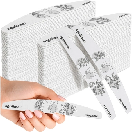 Slim körömreszelők félhold 100/180 – 100 db SOULIMA