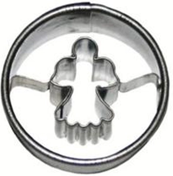 Angyal alakú kiszúró – kerek 3 × 1,6 cm, ónozott lemez