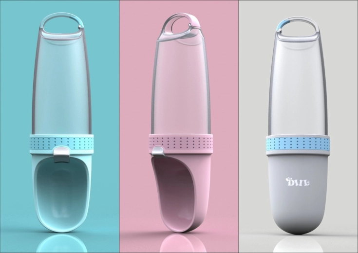 Hordozható kutyaitató palack 350 ml