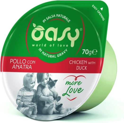 Oasy More Love csirkés kacsával tasak 70 g