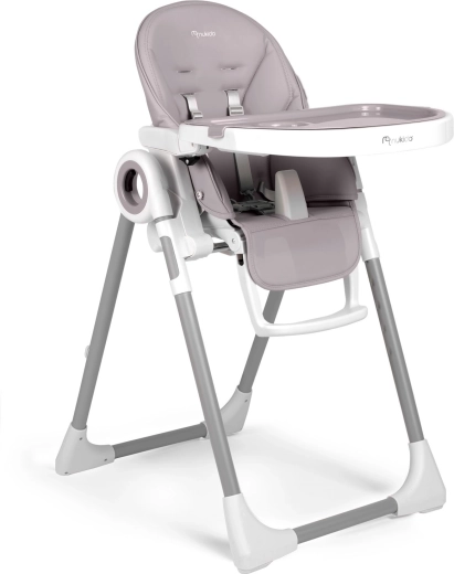 NUKIDO Belo etetőszék tálcával, hanga szín