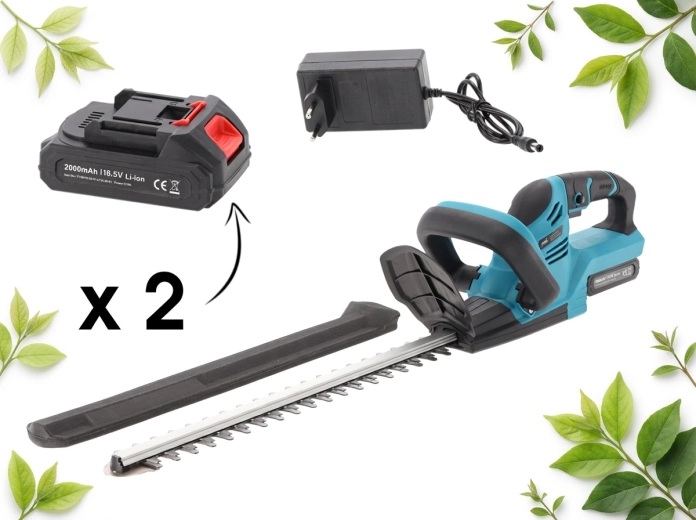 Akkumulátoros sövényvágó, 48 cm, 21 V