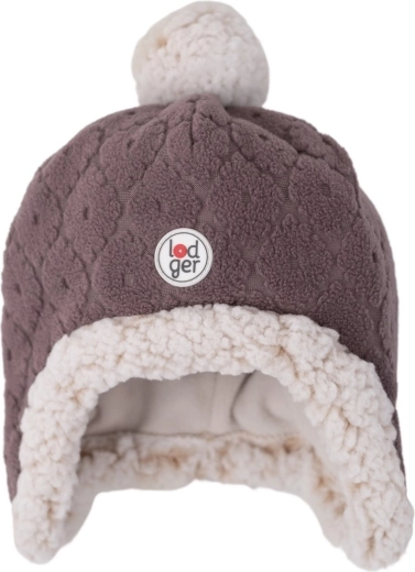 Lodger polár sapka Hatter Folklore Fleece mauve (1–2 éves) - 1 db