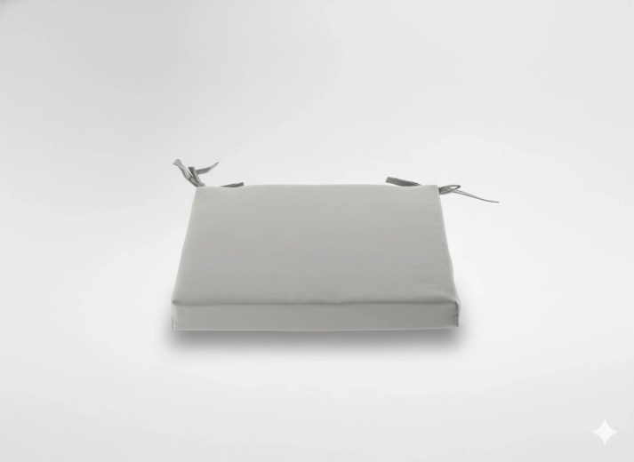 Székpárna 40 × 40 × 5 cm, világosszürke