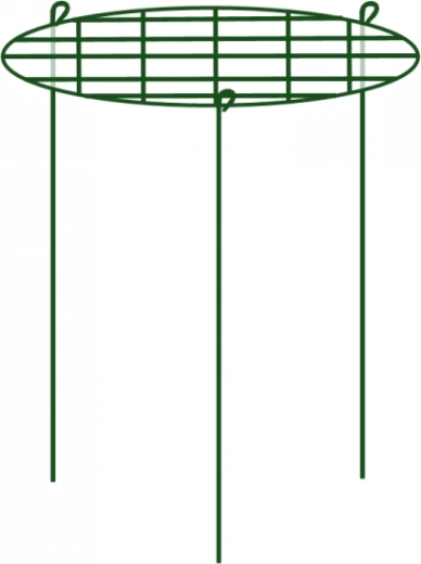 Növénytámasz rácssal, 75 cm magas, 50 cm átmérő