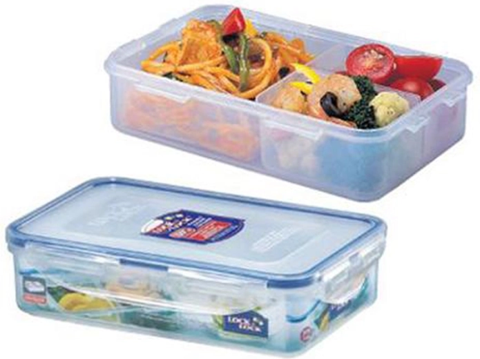 LOCKnLOCK élelmiszertartó doboz 3 rekesszel, 800 ml
