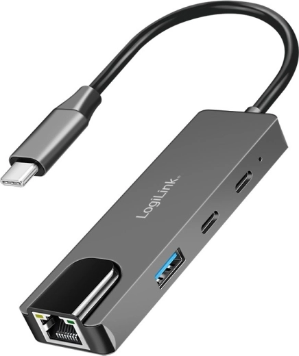 USB-C hub 3.2 Gen 1, 3 porttal és 2,5G Gigabit Ethernettel