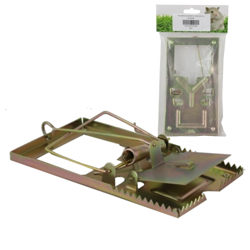 Fém egér- és patkánycsapda 17,5 × 9 cm